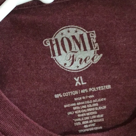 Home Free Long Sleeve T-Shirt Sz X-Large - Picture 4 of 4